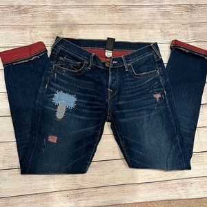 True Religion patchwork jeans